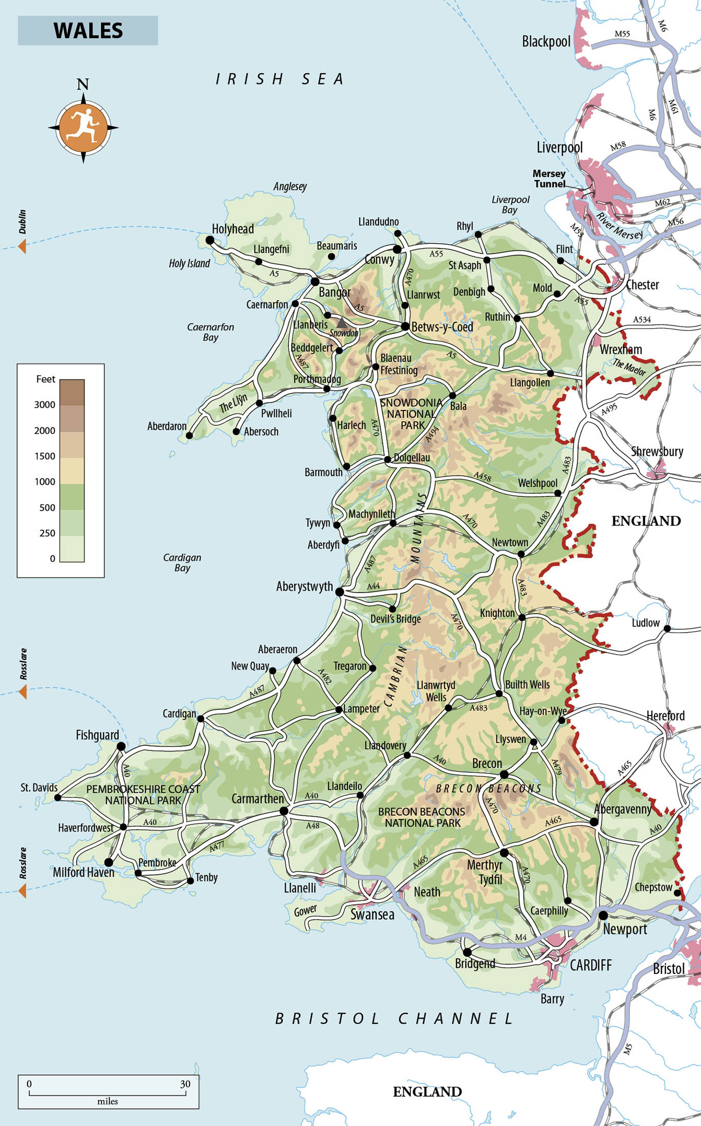 FACT FILE With an area of 8000 square miles 20800 square km Wales is - photo 3