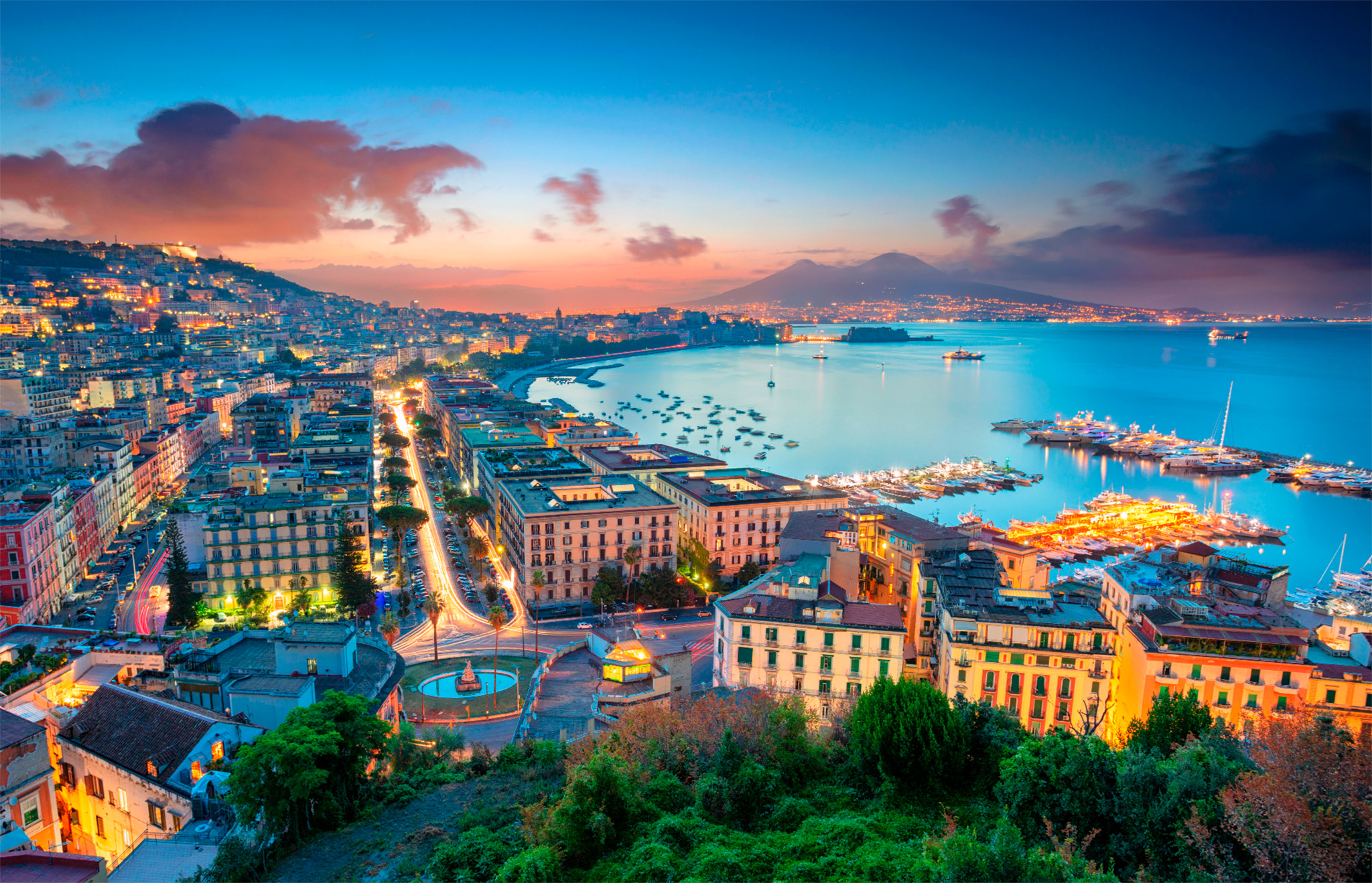 t Naples and Vesuvius seen at dusk Welcome to Naples and the Amalfi Coast - photo 5