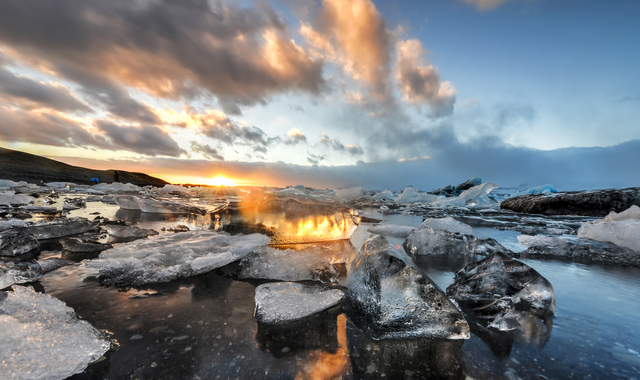 Jkulsrln lagoon at sunset Top 10 Iceland Highlights 1 2 3 4 - photo 8