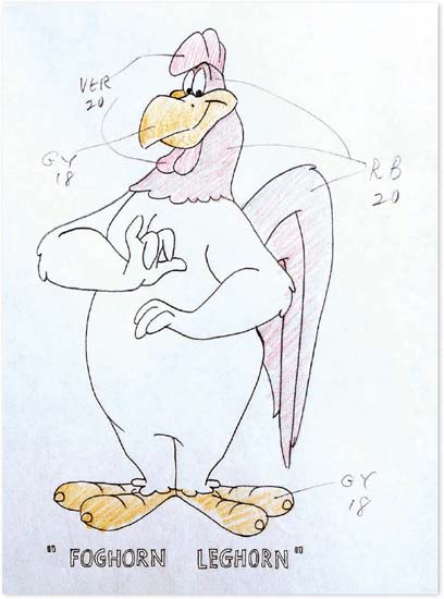 Color model drawing by Bob McKimson Foreword by John Kricfalusi Limited - photo 3