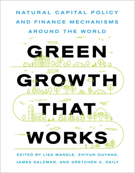 Edited by Lisa Ann Mandle Green Growth That Works