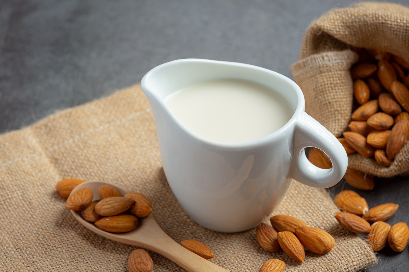 Although commonly used in cereals smoothies and puddings almond milk is a - photo 6