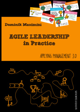 Dominik Maximini Agile leadership in practice : applying management 3.0