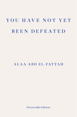 Alaa Abd el-Fattah You Have Not Yet Been Defeated