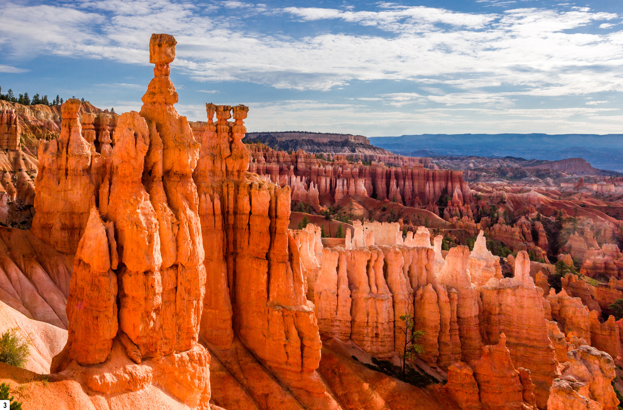 t Sunrise over the flame-colored hoodoos in Bryce Canyon National Park Deep - photo 5