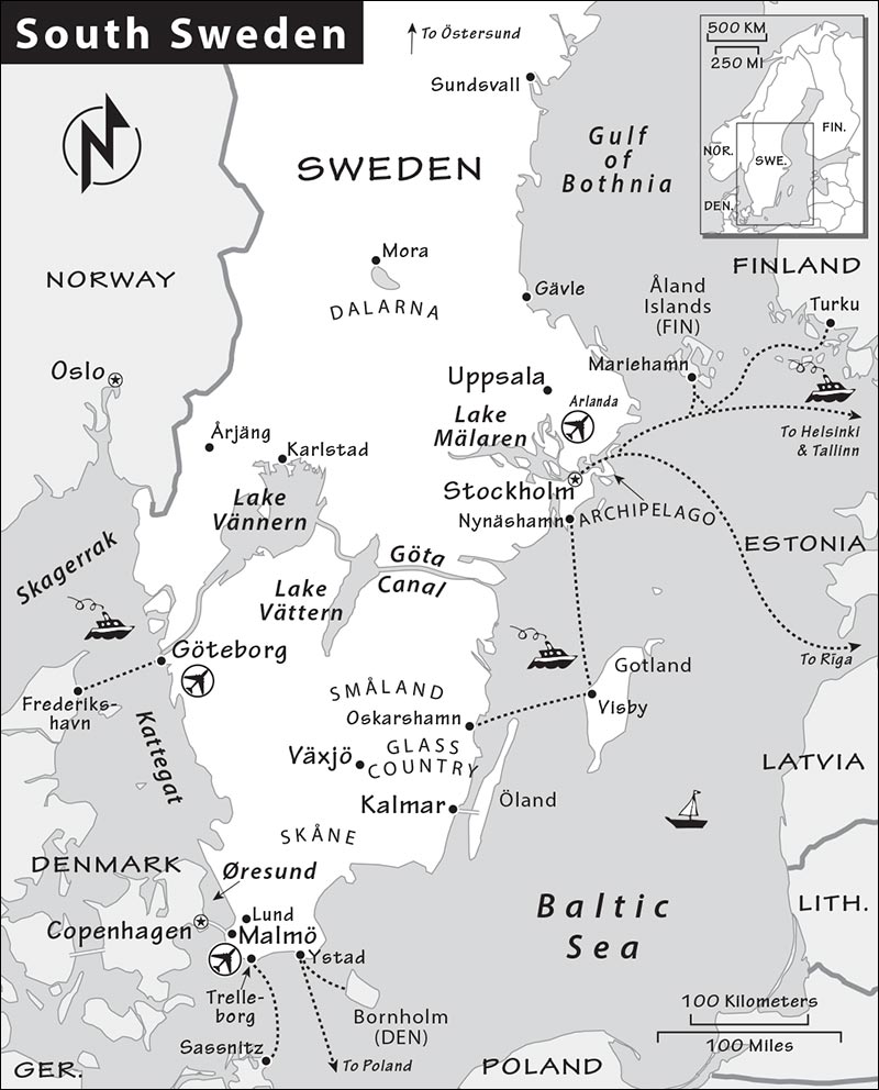 While Denmark and Norway look westward to Britain and the Atlantic Sweden has - photo 13