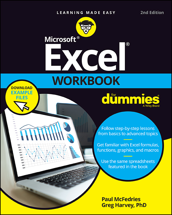 Microsoft Excel Workbook For Dummies 2nd Edition Published by John Wiley - photo 1