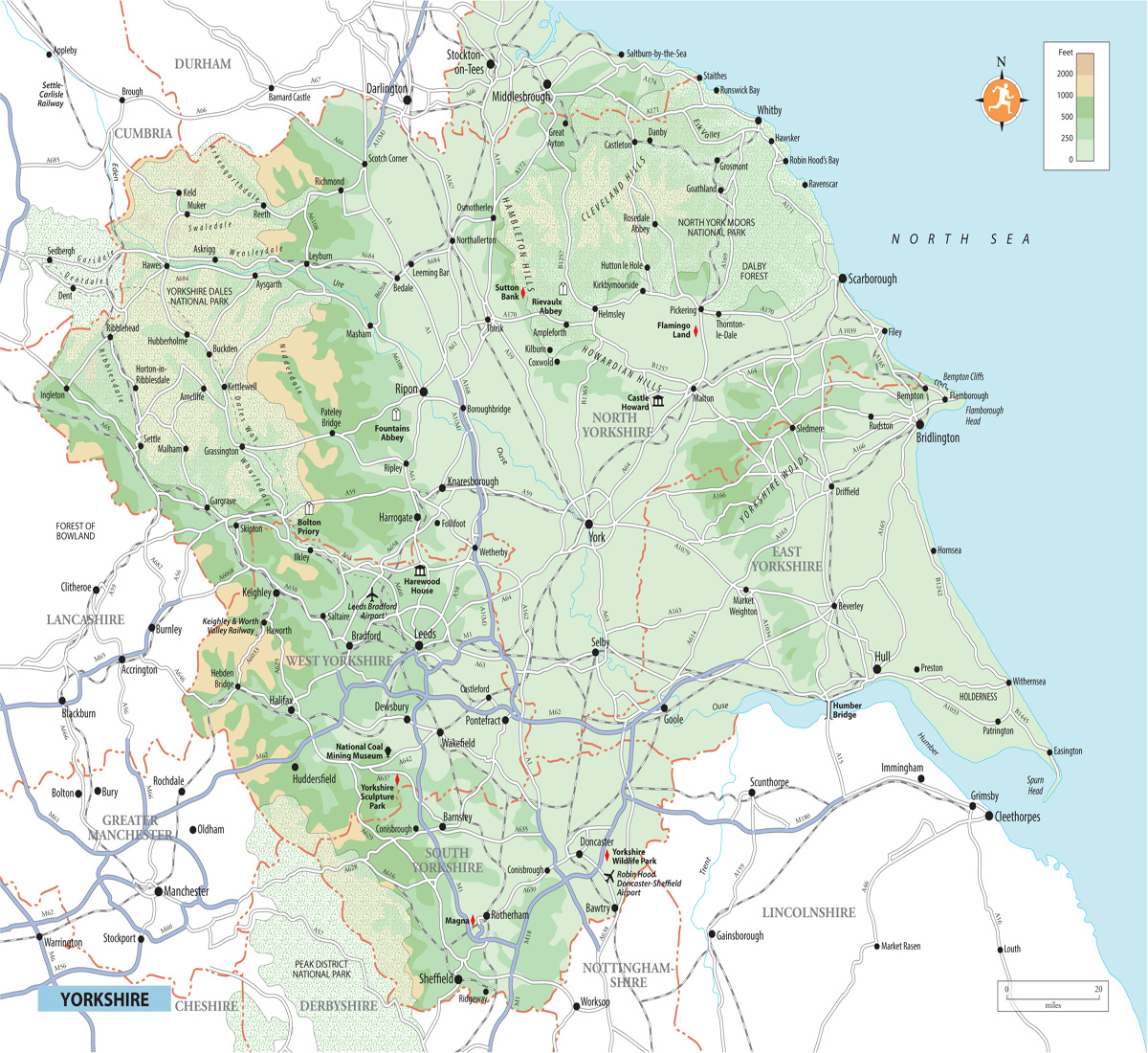 At the heart of the county the Vale of York boasts Yorkshires single biggest - photo 6