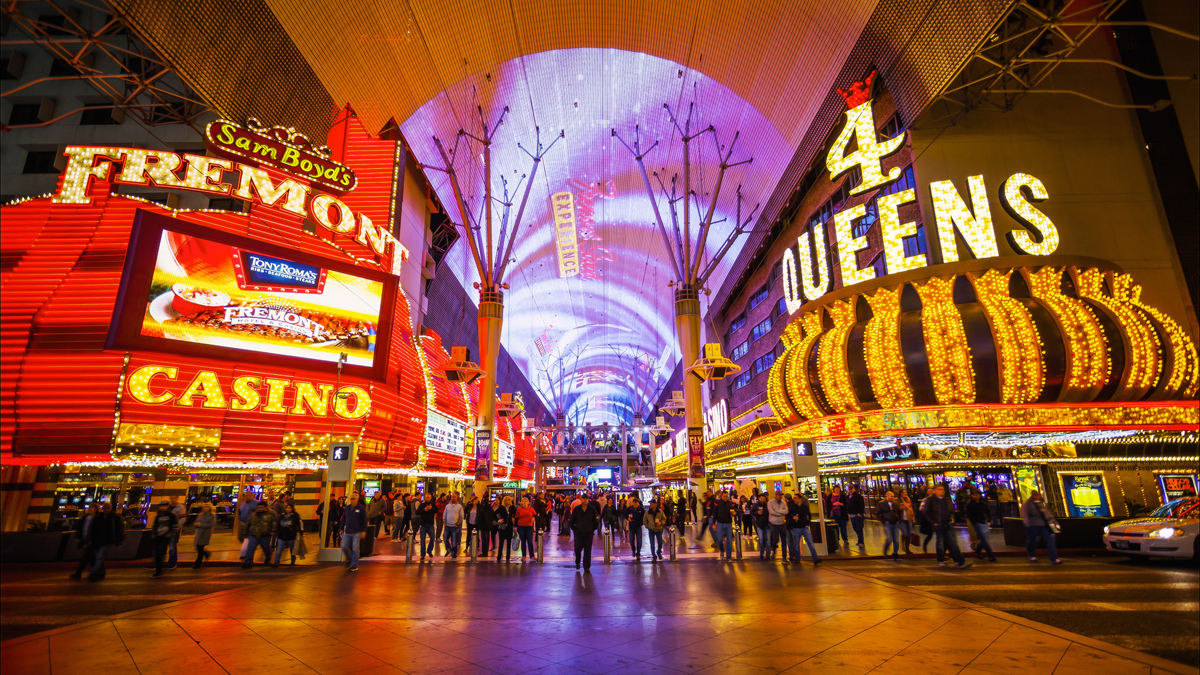 Fremont Street Experience Shutterstock Best places to get a view of the Strip - photo 3