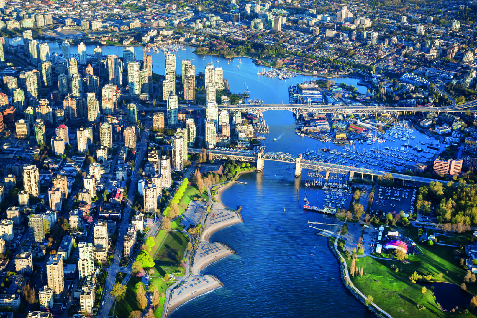 Aerial view of downtown Vancouver iStock Off its west coast is Vancouver - photo 12