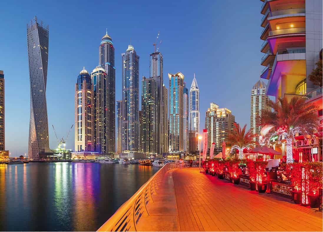 Dubai Marina by night Getty Images Dubai has now become a byword for a certain - photo 12