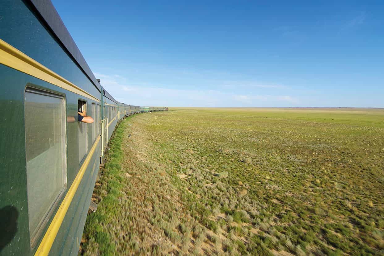 Trans-Siberian Railway A ride on the Trans-Siberian Railway across the steppe - photo 9