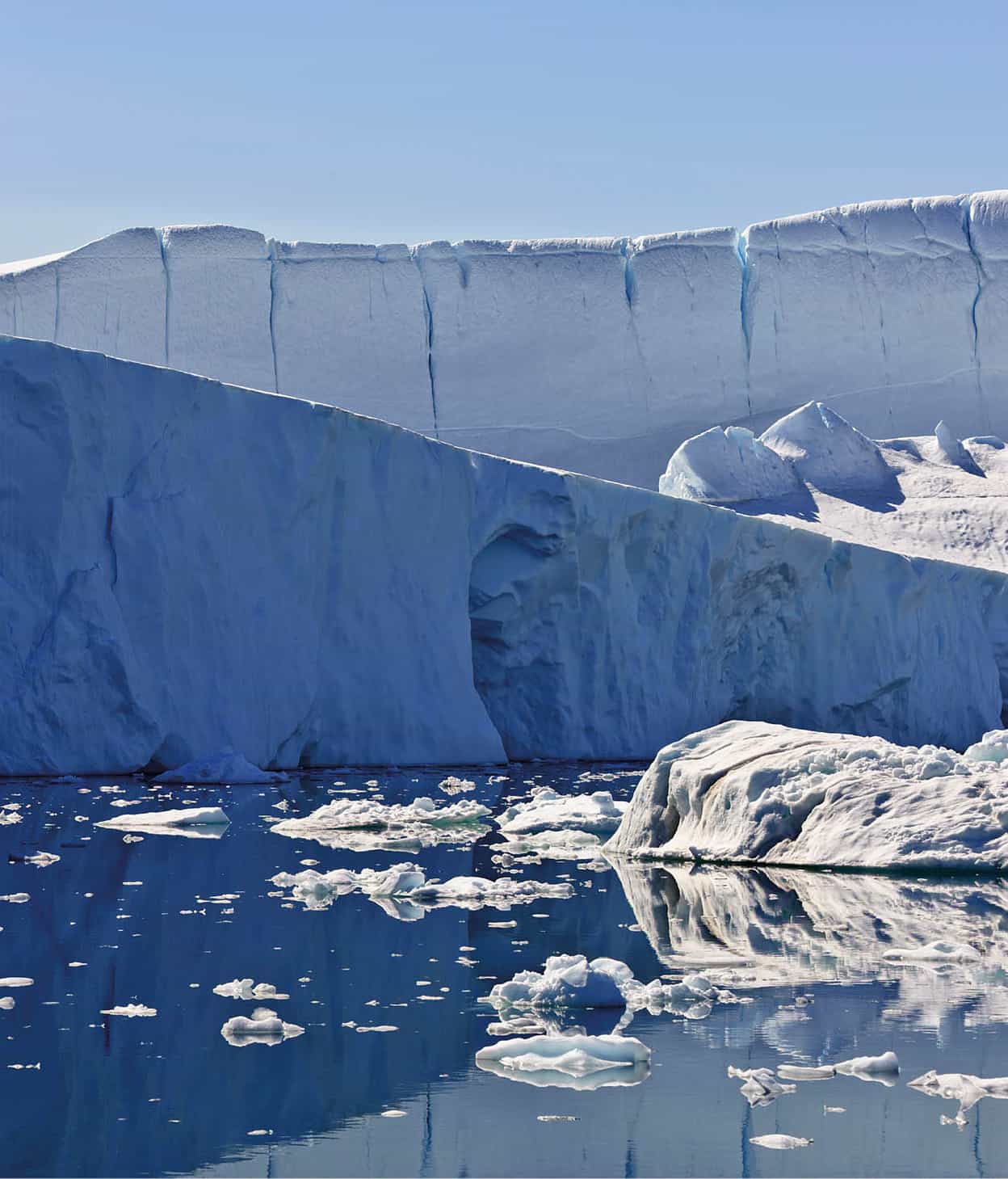 Icefjord Disko Bay Greenland Countless icebergs calve from Greenlands most - photo 13