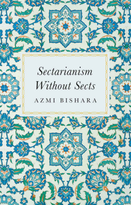 Azmi Bishara Sectarianism Without Sects