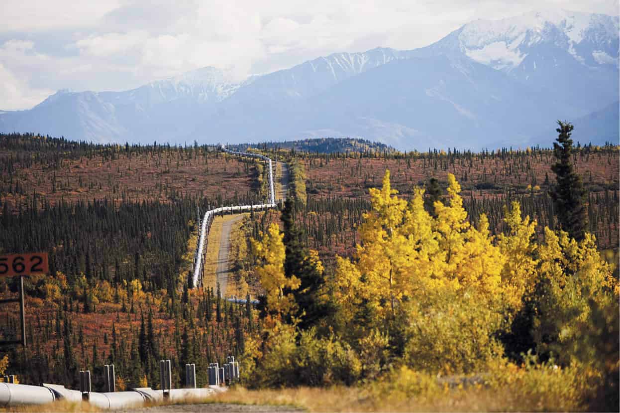 Trans-Alaska oil pipeline is also known as the Alyeska Pipeline Fotolia Only - photo 14