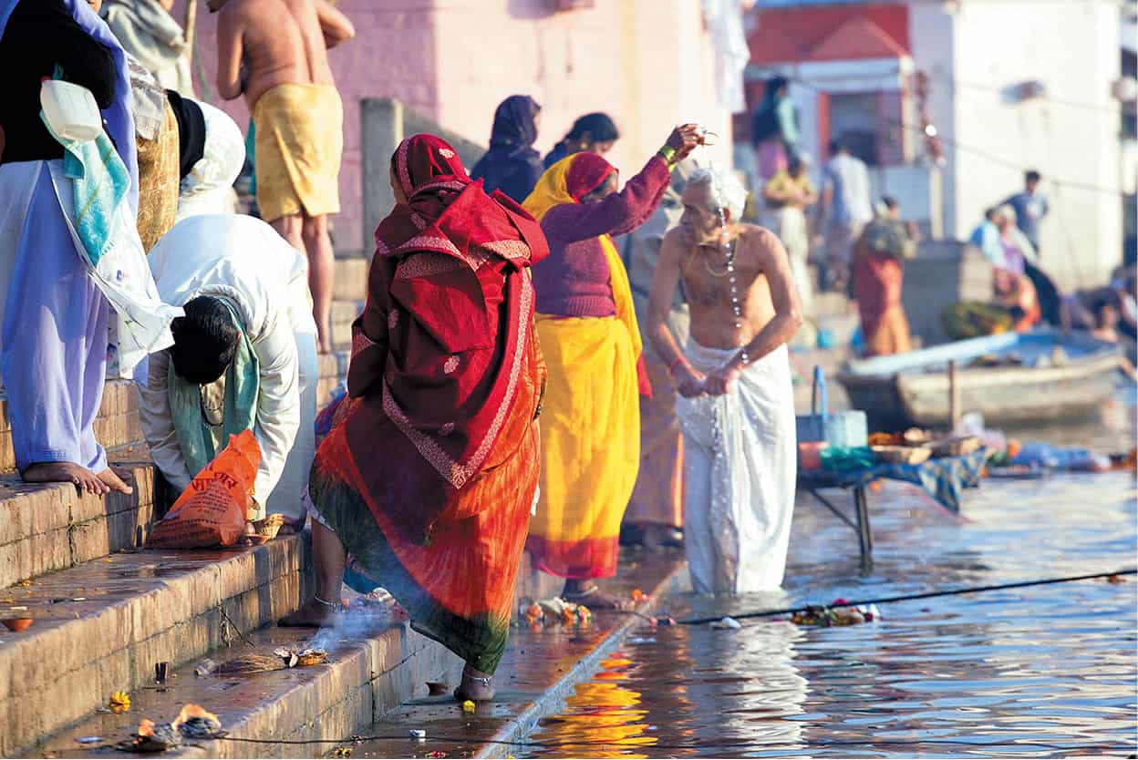 Varanasi This is the most sacred place on Indias most sacred river the bathing - photo 9