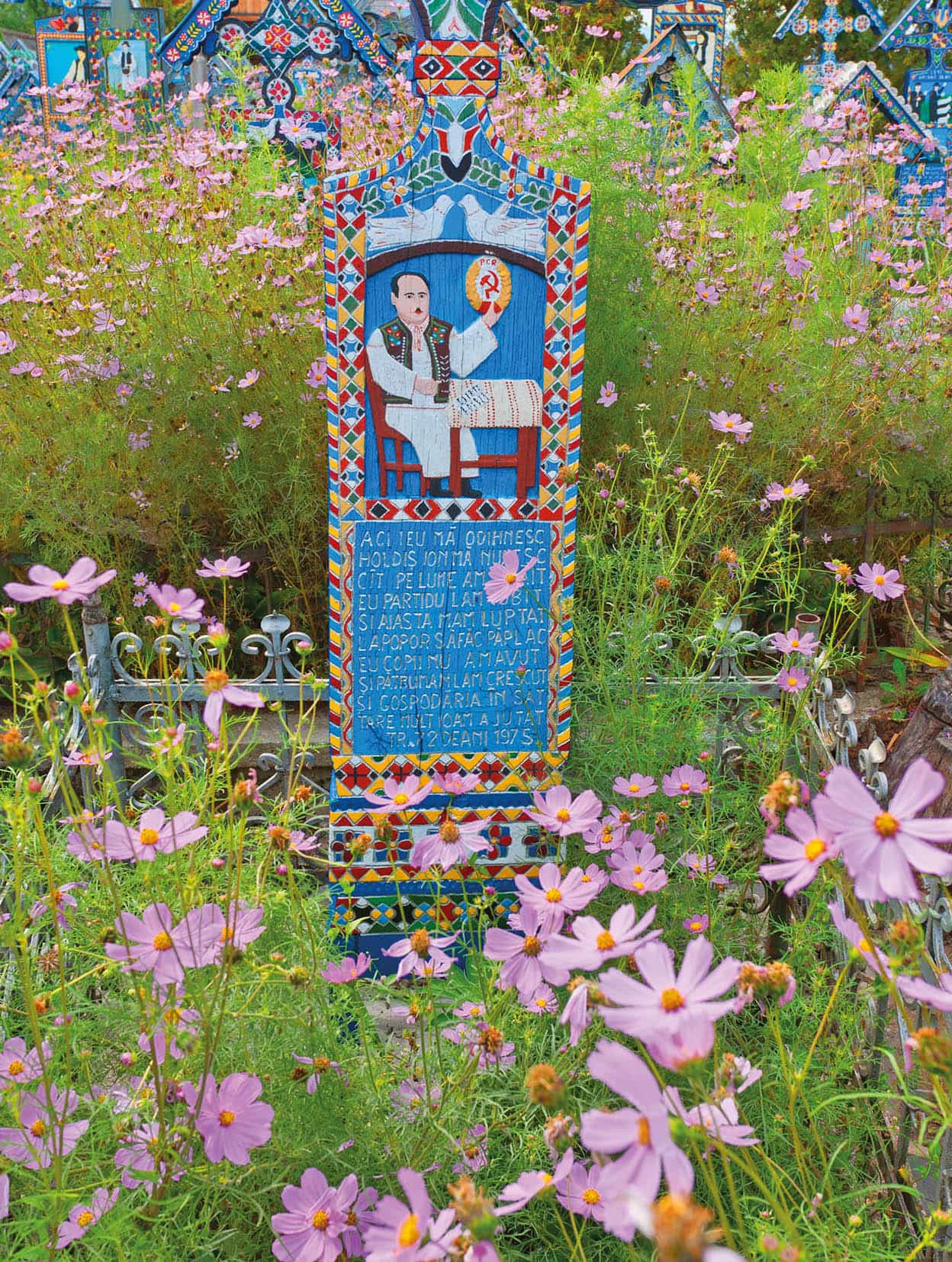 Merry Cemetery Seek out these colourful headstones on which the lives of the - photo 9