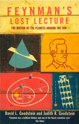 Richard Feynman Feynmans Lost Lecture : Motion of Planets Around the Sun