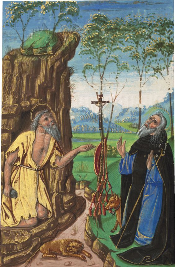 Although some hermits like Saint Anthony left pictured with Saint Jerome - photo 10