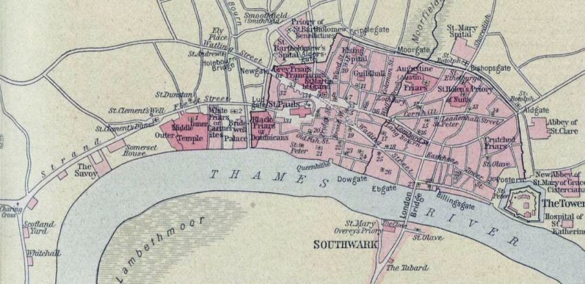 Map of London in Chaucers time The Romaunt of the Rose Believed by some - photo 18