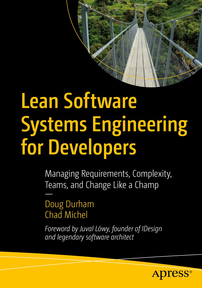 Book cover of Lean Software Systems Engineering for Developers Doug Durham - photo 1