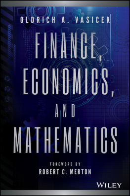 Oldrich A. Vasicek - Finance, Economics, and Mathematics