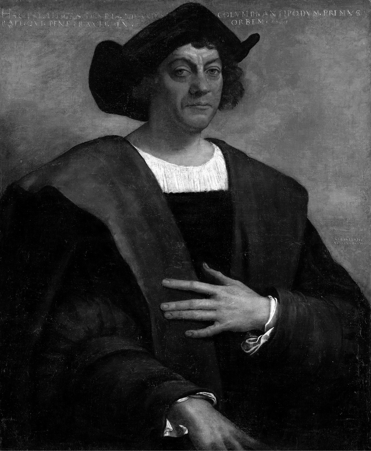 Portrait of a Man Said to Be Christopher Columbus was painted by Sebastiano - photo 5