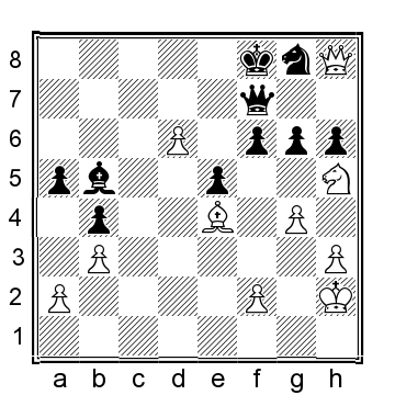 White to playShowHide Solution95 39 B d5 Q xd5 40 Q g7 K e8 41 N xf6 N - photo 5