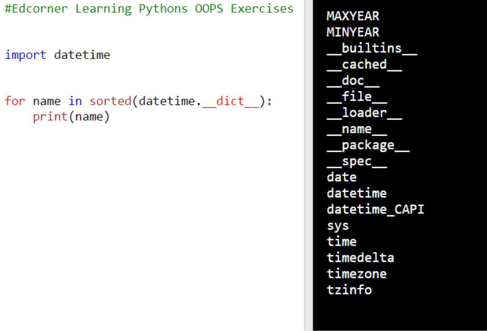 7 The Product class is given below Display the namespace value of the dict - photo 5