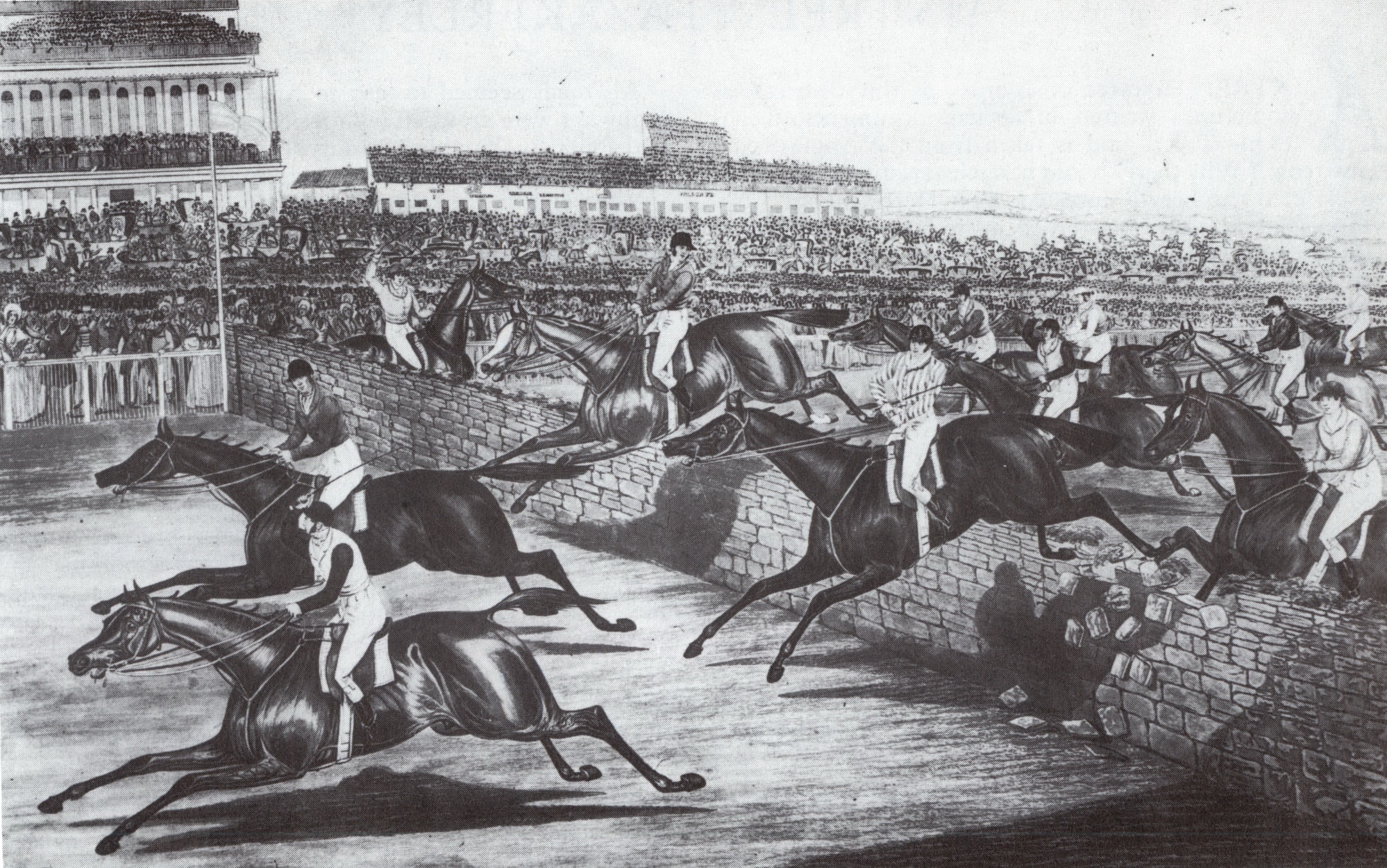 A sketch of the inauguration of the most famous horse race in the world - the - photo 1