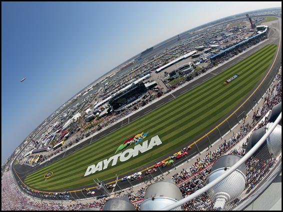 The Daytona International Speedway stadium is more than 1 mile 16 km long - photo 2