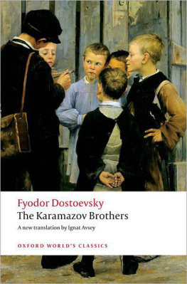 Fyodor Dostoevsky The Karamazov Brothers