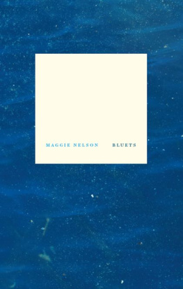 Maggie Nelson Bluets