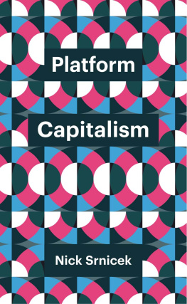 Nick Srnicek Platform Capitalism