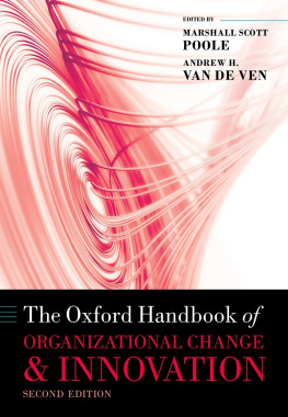 Marshall Scott Poole The Oxford Handbook of Organizational Change and Innovation