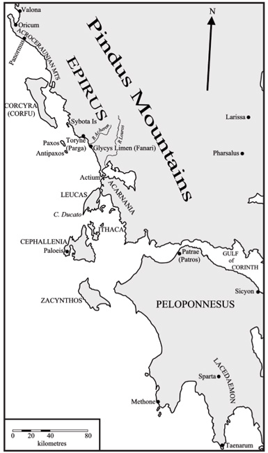 Map 8 Greece West Coast Map 9 Actium Introduction Between the - photo 12