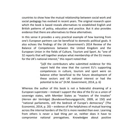 Alternatives to convergence social work and social pedagogy in higher education 1989-2004 and the question of Europeanisation - photo 23