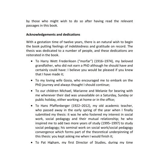 Alternatives to convergence social work and social pedagogy in higher education 1989-2004 and the question of Europeanisation - photo 31