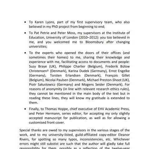 Alternatives to convergence social work and social pedagogy in higher education 1989-2004 and the question of Europeanisation - photo 33