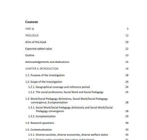 Alternatives to convergence social work and social pedagogy in higher education 1989-2004 and the question of Europeanisation - photo 3