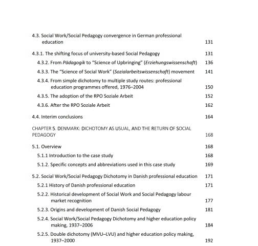 Alternatives to convergence social work and social pedagogy in higher education 1989-2004 and the question of Europeanisation - photo 9