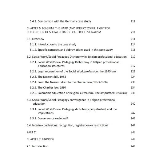 Alternatives to convergence social work and social pedagogy in higher education 1989-2004 and the question of Europeanisation - photo 11