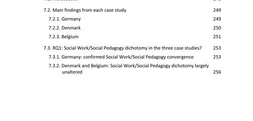 Alternatives to convergence social work and social pedagogy in higher education 1989-2004 and the question of Europeanisation - photo 12