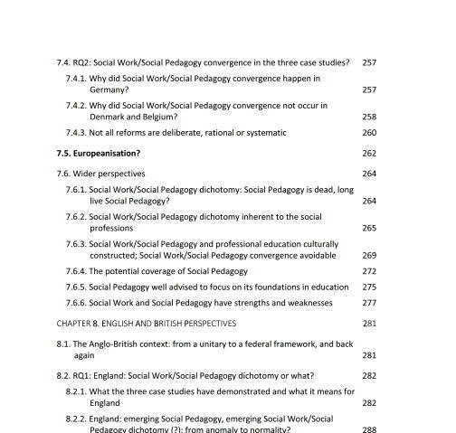 Alternatives to convergence social work and social pedagogy in higher education 1989-2004 and the question of Europeanisation - photo 13