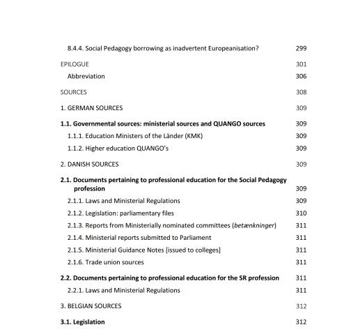 Alternatives to convergence social work and social pedagogy in higher education 1989-2004 and the question of Europeanisation - photo 15