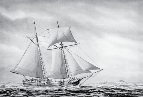 Figure 1 The Continental Schooner Hannah By John F Leavitt nd Though - photo 3