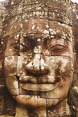 face of bodhisattva at the Bayon temple in Battambang Angkor Wat - photo 8