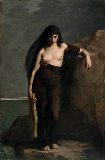 Sappho 1877 by Charles Mengin 18531933 from Manchester Art Gallery She is - photo 15