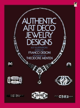 Franco Deboni Authentic Art Deco Jewelry Designs