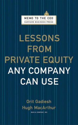 Orit Gadiesh - Lessons from Private Equity Any Company Can Use